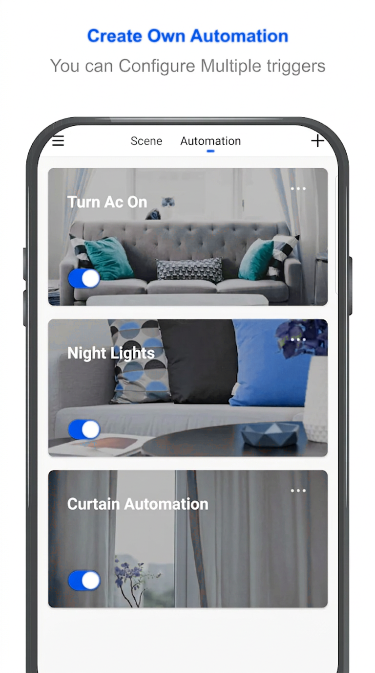 Création d'automatisations dans l'application SmartiQo