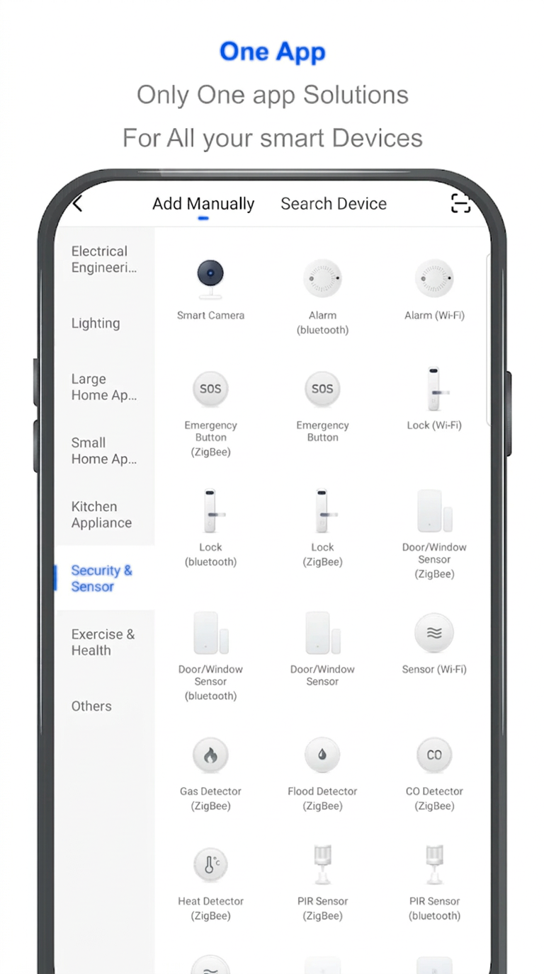 Ajout d'appareils et de serrures dans l'application SmartiQo