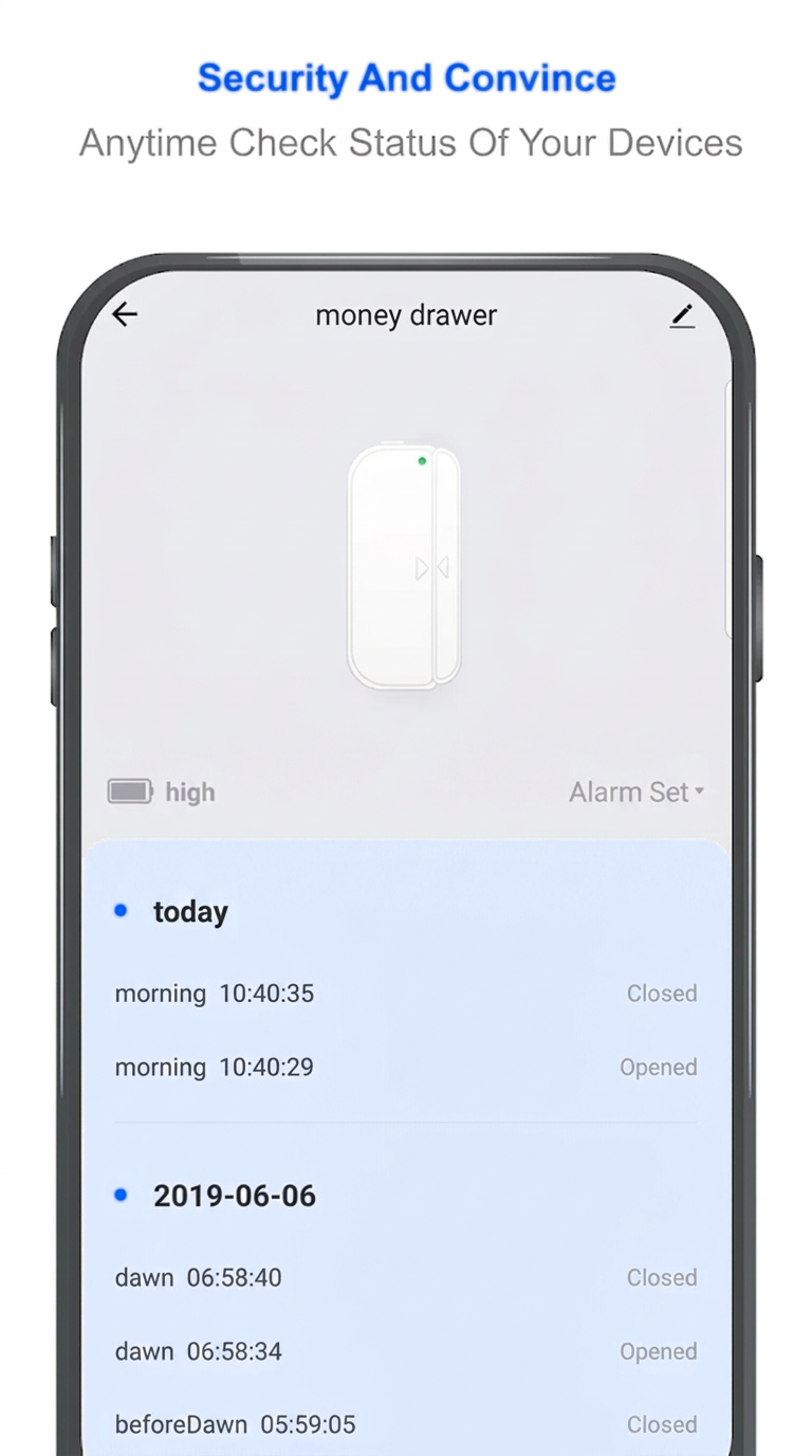 Suivi du statut et de l'historique dans l'application SmartiQo